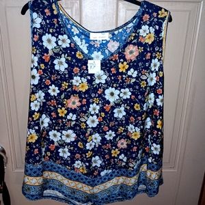 Ladies tank top blouse nwt